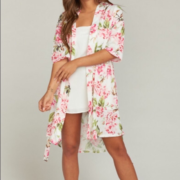 Show Me Your MuMu Other - Show Me Your MUMU watercolor BRIE robe SPRING 🌸